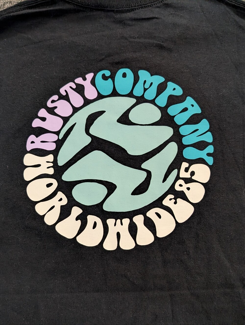 Rusty Retro World T-Shirt M